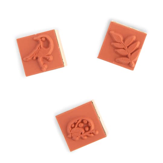 6 Pack: Bugs & Flowers Wood Stamp Set by Recollections®